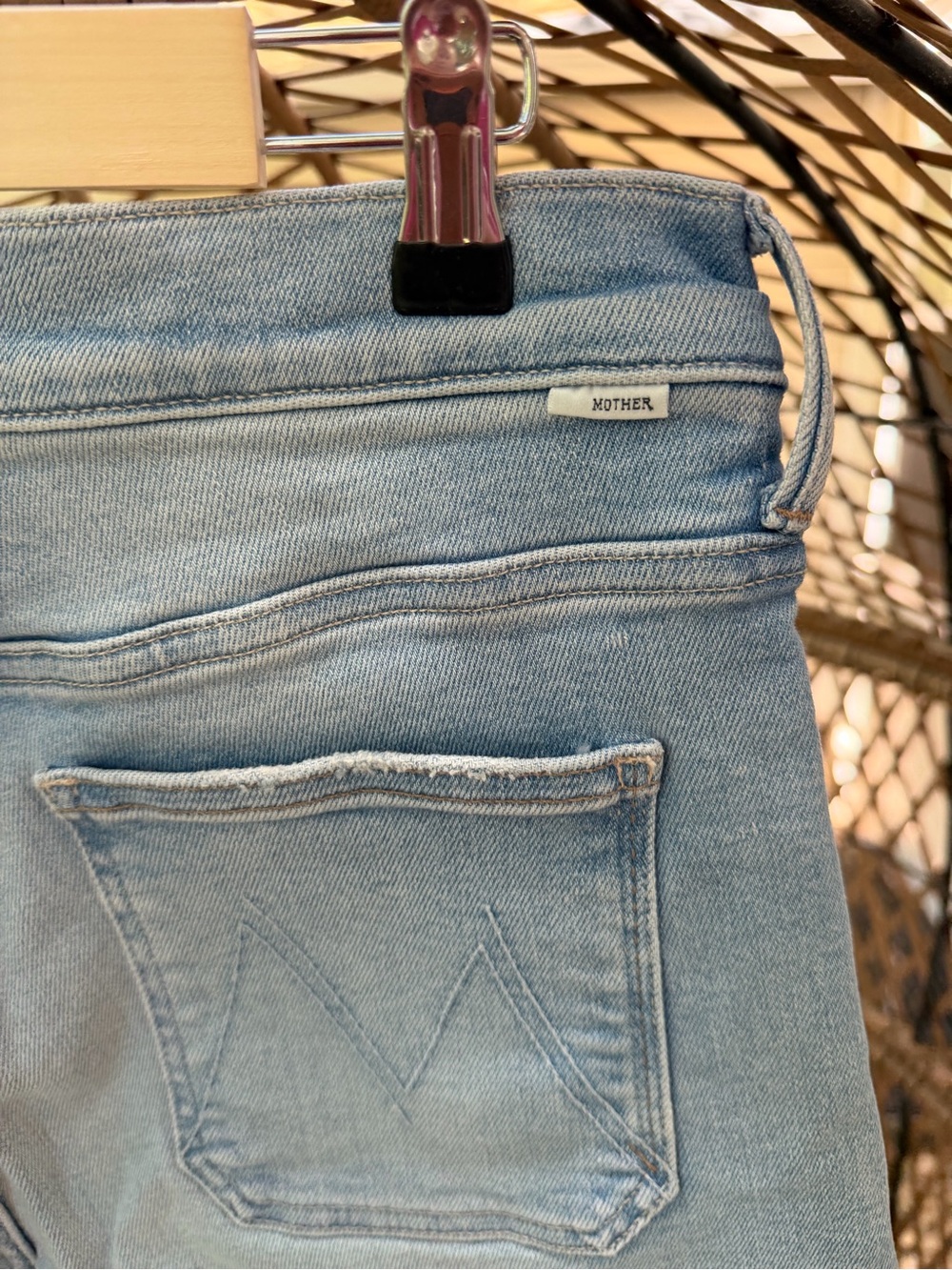 MOTHER Superior Lil' Patch Pocket Undercover Crop California Cruiser Wash 29 - Picture 13 of 17